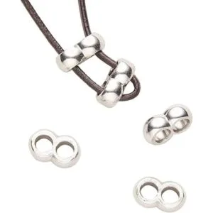 PH PandaHall 25 cuentas deslizantes de acero inoxidable de_4