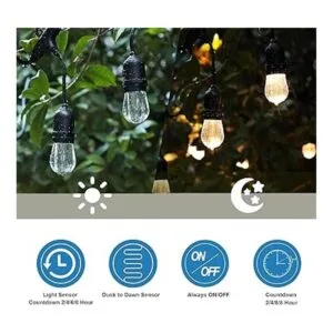 DEWENWILS Outdoor Power Stake Timer Waterproof 100FT_2