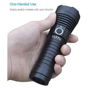 TATTU U3S Linterna UV recargable de 365 nm con filtro_3