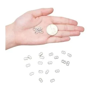 PH PandaHall 25 cuentas deslizantes de acero inoxidable de_3