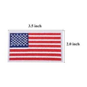 2 parches de la bandera de Estados Unidos bordados_4