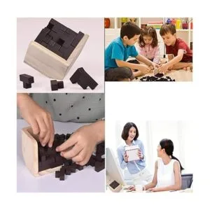 AHYUAN Rompecabezas de madera con forma de T_7