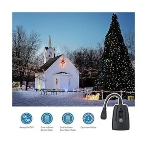 DEWENWILS Temporizador de luz para exteriores sensor de_2
