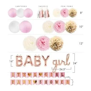 Sweet Baby Co. Juego de decoración para Baby Shower_4