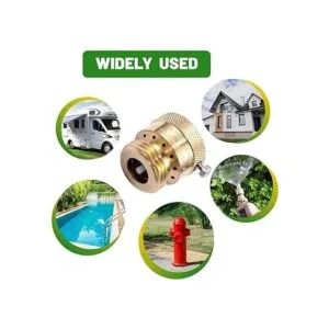 Litorange Paquete de 2 conectores de manguera GHT de latón_4