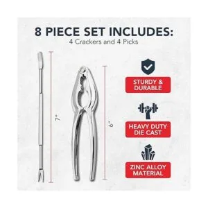 Smedley York Galletas de cangrejo de acero inoxidable y_2