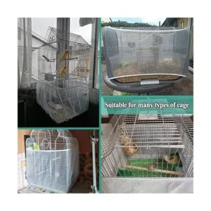 ASOCEA Jaula de pájaros cubierta universal ajustable para_6