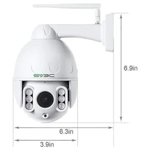 Cámara PTZ WiFi para exteriores SV3C HD 1080P 5X cámara_6