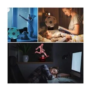Juguete de luz nocturna de ilusión en 3D de fútbol 16_5