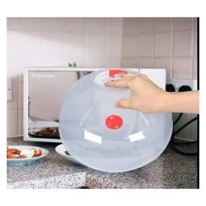 Cubierta grande para microondas para alimentos de fácil_2