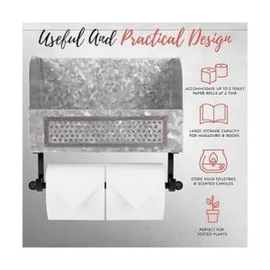 Autumn Alley Soporte de papel higiénico galvanizado de_5