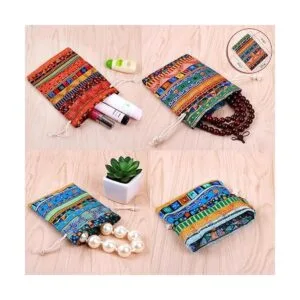 Paquete de 20 bolsas de regalo con cordón de 4 x 5.5_6