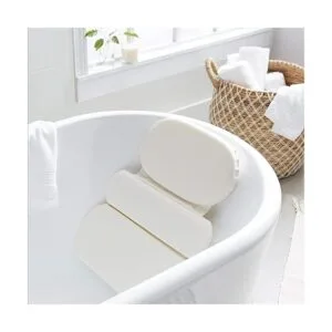 Almohada de cuello para bañera con ventosas impermeable_7
