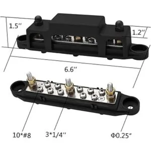 Mofeez Barra de autobús Poste de 3 x 14 pulgadas bloque_3