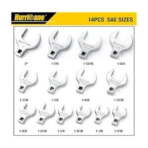 HURRICANE Juego de llaves de pie de gallina de 12_2