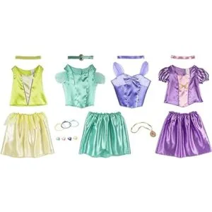Disney Princess Traje de vestir de lujo Rapunzel Ariel_4