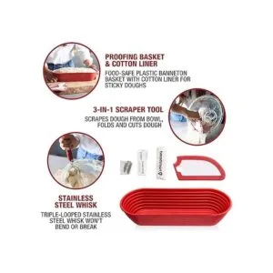 Breadsmart Artisan Juego de 5 suministros para hornear_3