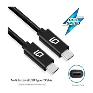 GodSpin USB C a USB C Cable 20 Gbps SuperSpeed_2