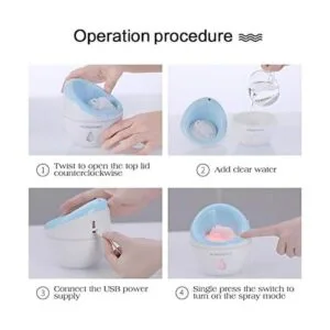 Cotree Humidificador pequeño USB para sofá mini_6