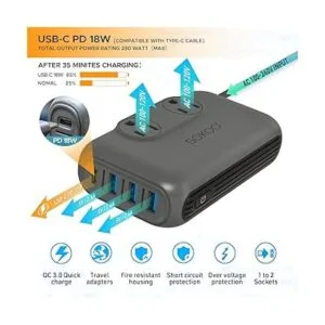 SOKOO Convertidor de voltaje de 230 vatios de 100 a 220 V_2