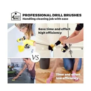 Holikme Juego de 8 cepillos de taladro para cepillo de_4