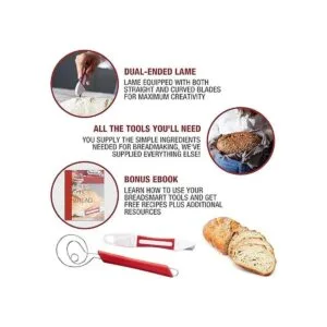 Breadsmart Artisan Juego de 5 suministros para hornear_4