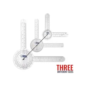 ASA TECHMED Juego de 3 goniómetros regla de ángulo para_5