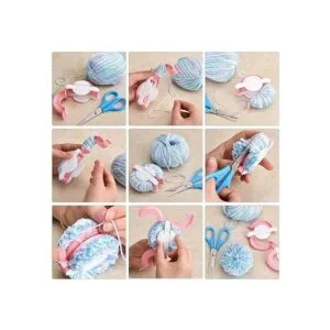 Fabricante de pompones juego de herramientas para hacer_5