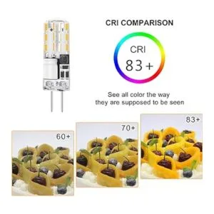 Bombilla LED G4 de 2 W 10 W 20 W bombillas halógenas de_7