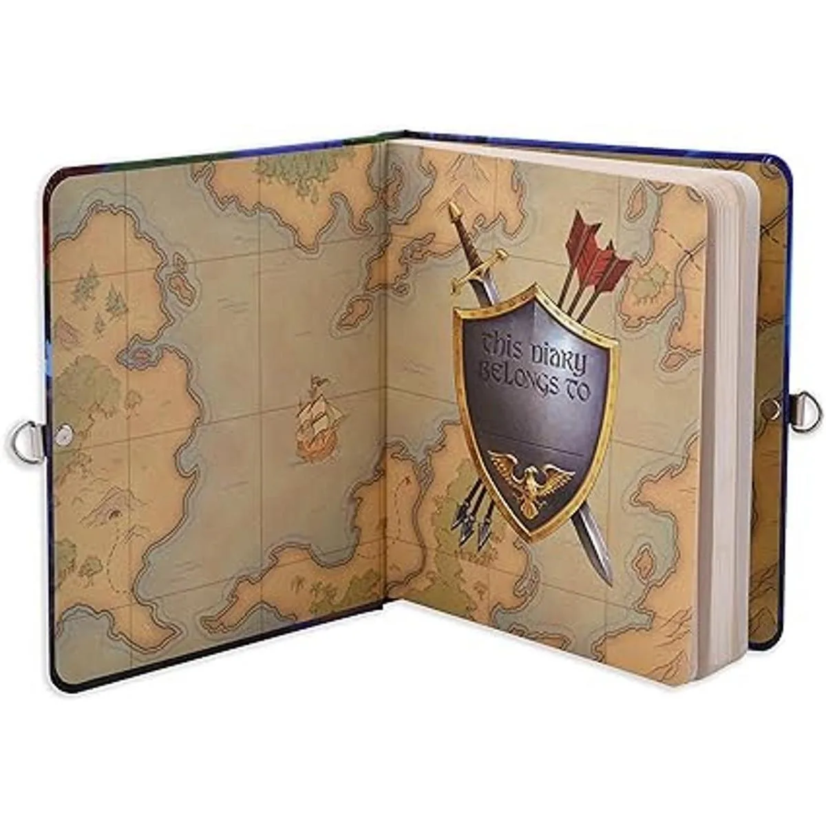 MOLLYBEE KIDS Keep Out Glow in the Dark Lock and Key_3