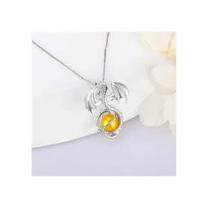 LGSY Colgantes de jaula de perlas de dragón de plata de_5