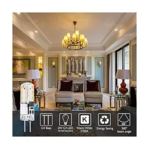 Bombilla LED G4 de 2 W 10 W 20 W bombillas halógenas de_3