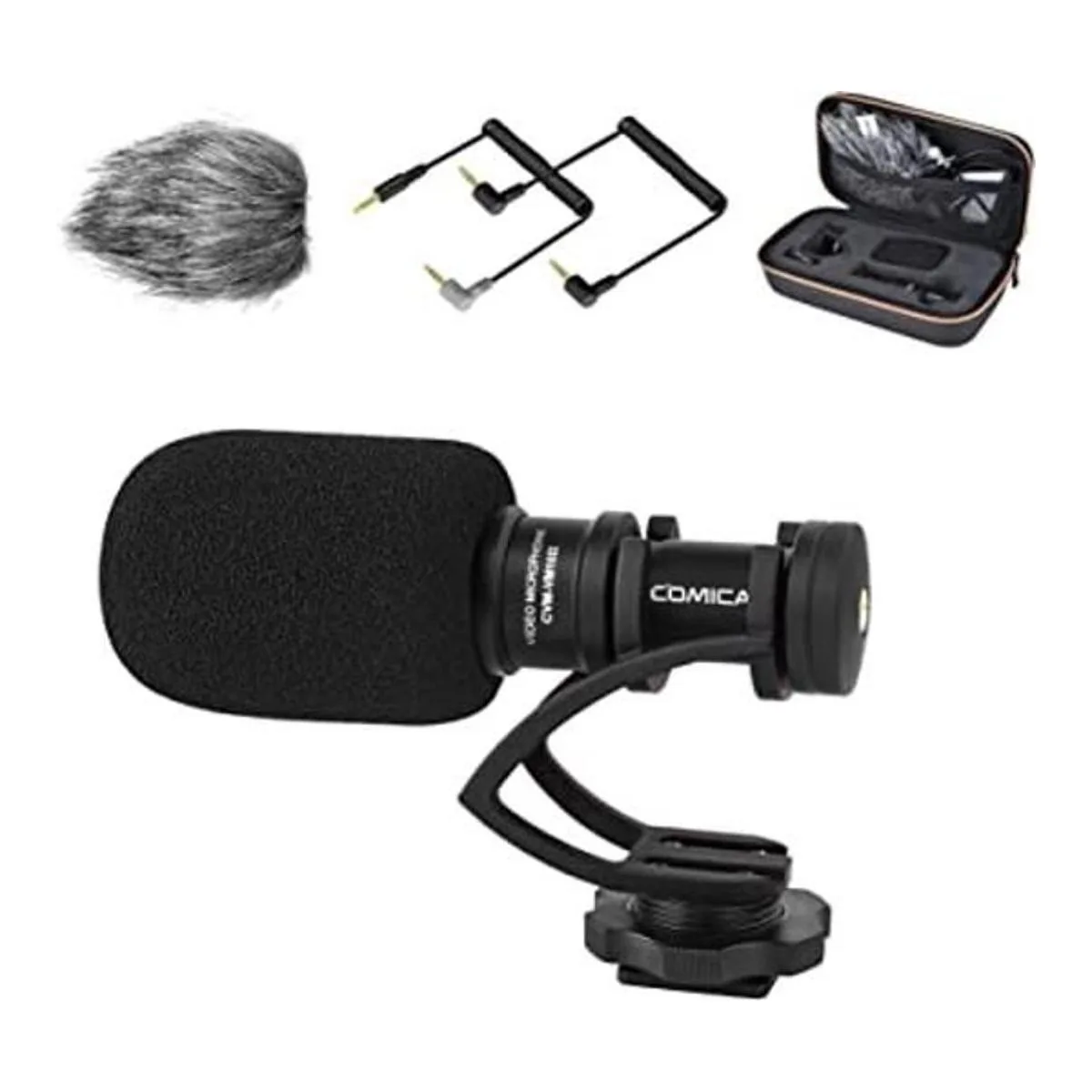 Comica CVMVM10II Micrófono de cámara para cámara Canon_1
