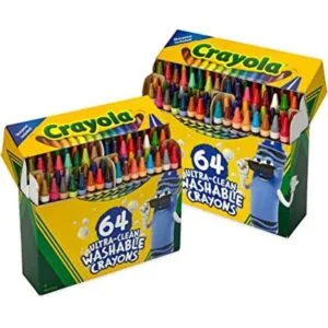 Crayola Crayones lavables de 64 quilates juego de_1