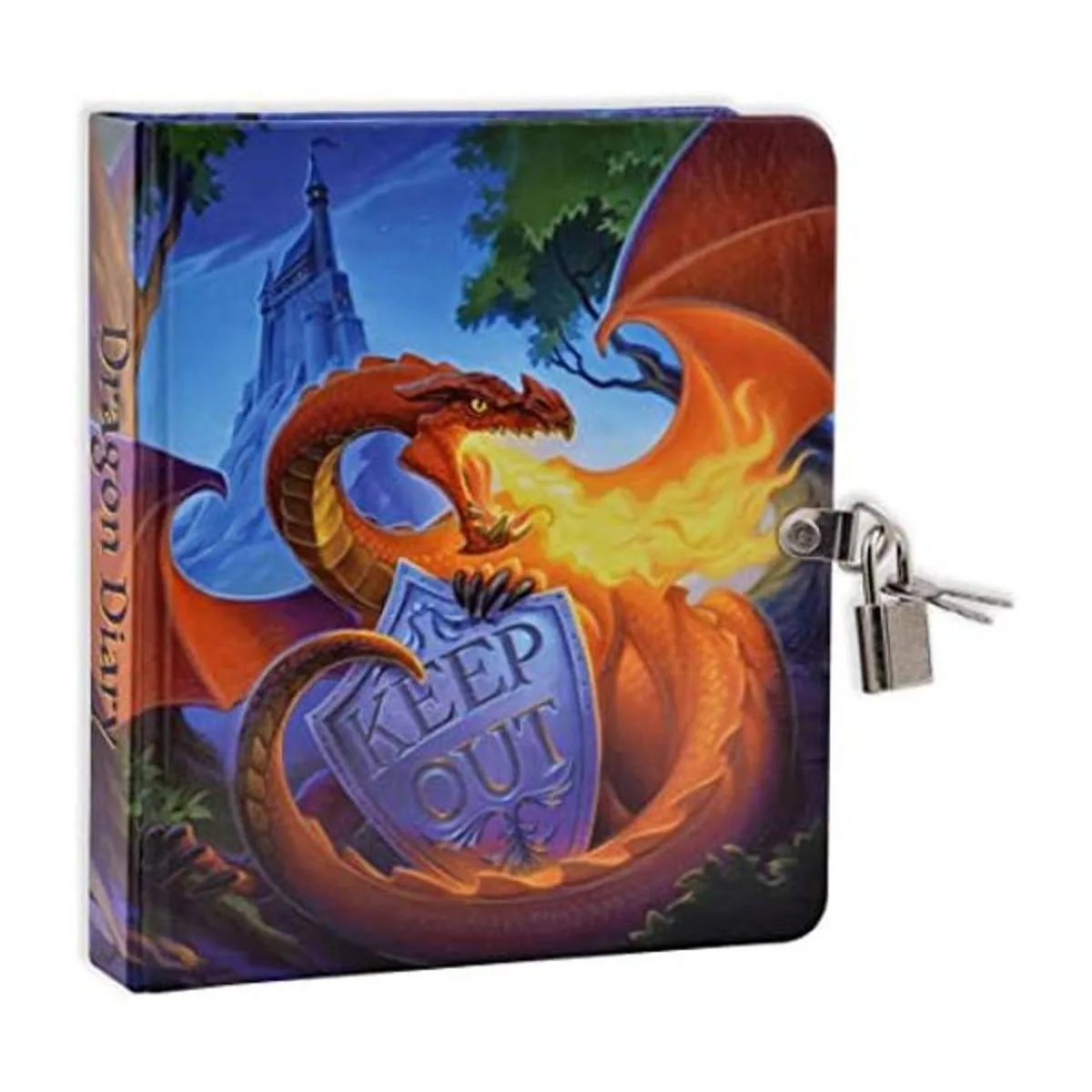 MOLLYBEE KIDS Keep Out Glow in the Dark Lock and Key_1