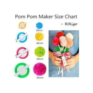 Fabricante de pompones juego de herramientas para hacer_2