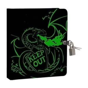 MOLLYBEE KIDS Keep Out Glow in the Dark Lock and Key_2