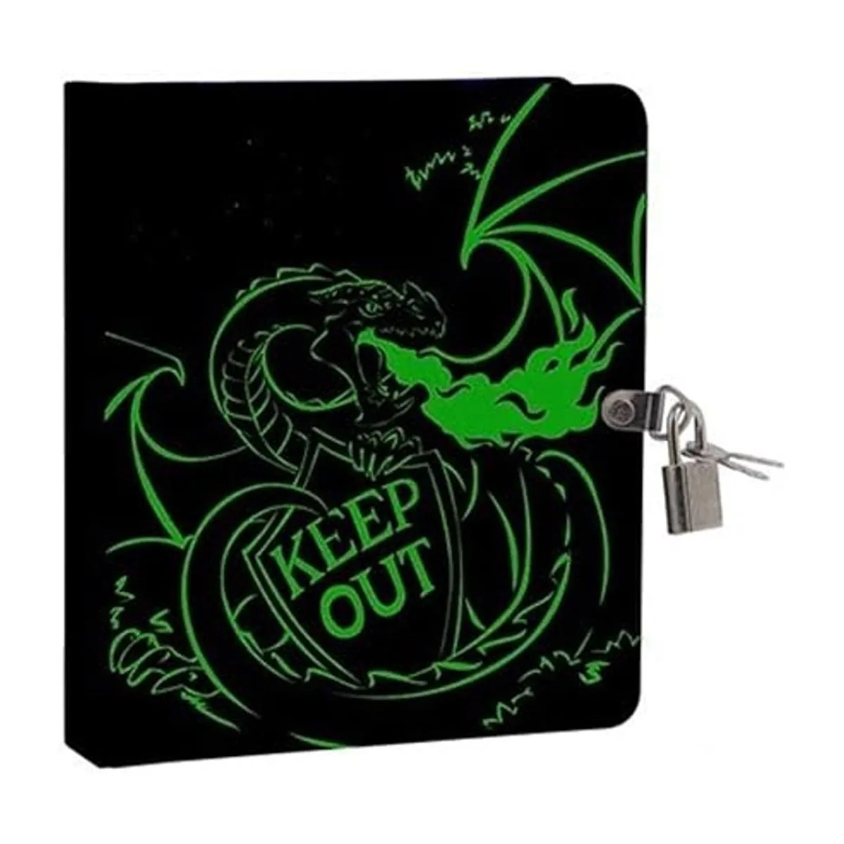 MOLLYBEE KIDS Keep Out Glow in the Dark Lock and Key_2