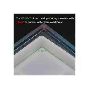 Pack de 4 moldes de silicona para posavasos cuadrados_2