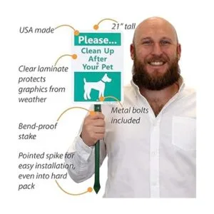 SmartSign Letrero de letrero y estaca para el patio de tu_4