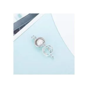 LGSY Colgantes de jaula de perlas de calabaza de plata de_2