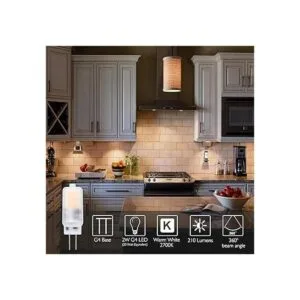 Bombilla LED G4 de 2 W ACDC 12 V blanco cálido 2700 K G4_2