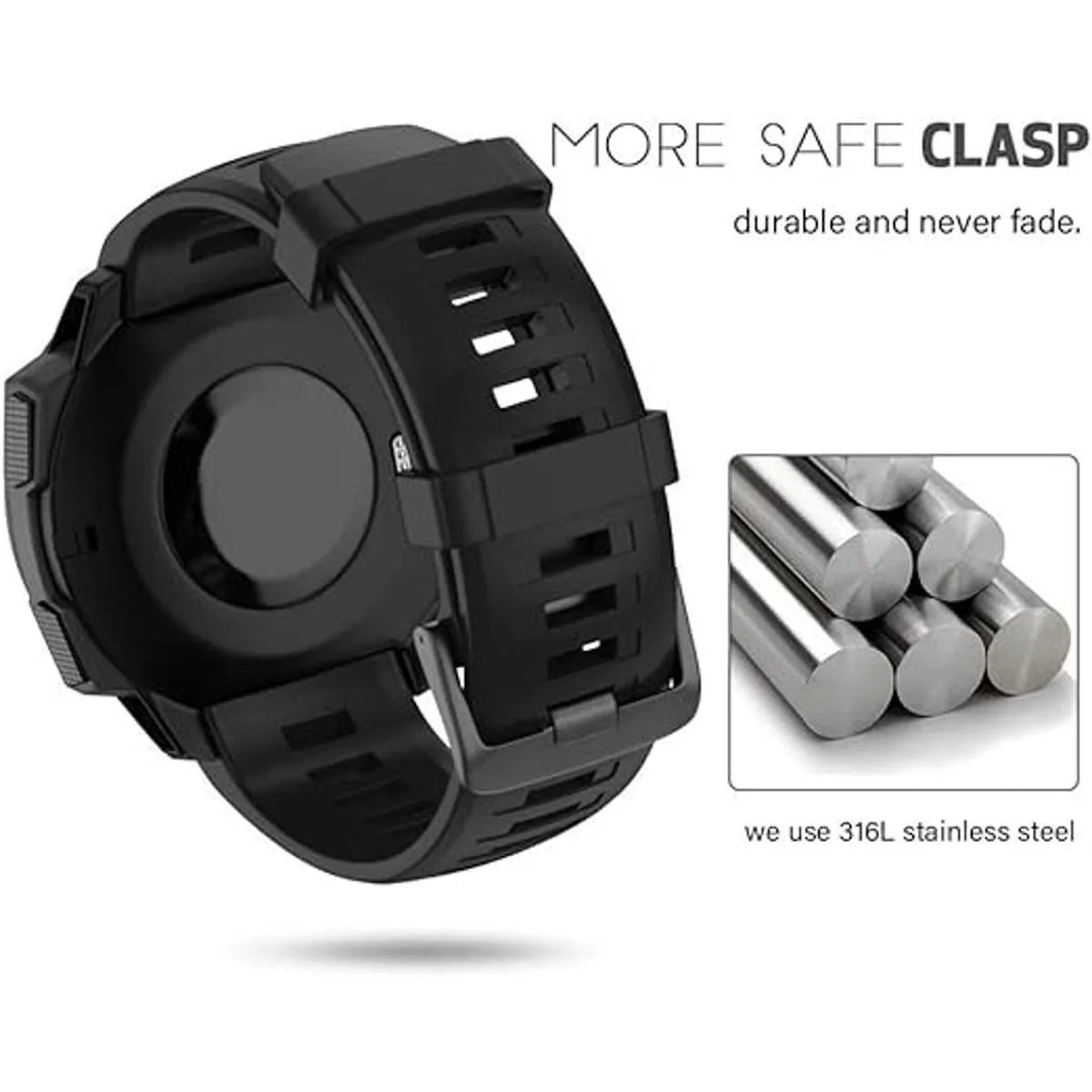 NotoCity Correa para reloj Garmin Instinct de silicona_3