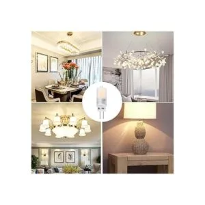 Bombilla LED G4 de 2 W ACDC 12 V blanco cálido 2700 K G4_4