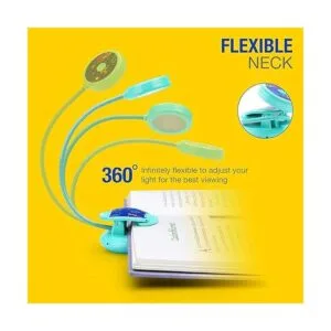 Cute Recargable 4 LED 3000K Cuidado de Ojos Luz Libro_5
