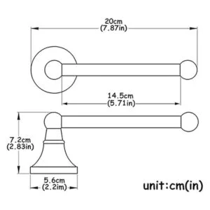 Flybath Soporte de papel higiénico sin cubierta de latón_6