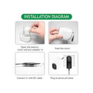 Adaptador de corriente para cámara de seguridad NETGEAR_3