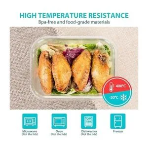 Bayco Glass Food Storage Containers with Lids 24 Piece_3