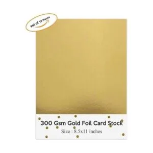 Tarjeta de espejo de lámina dorada cartulina reflejante_2