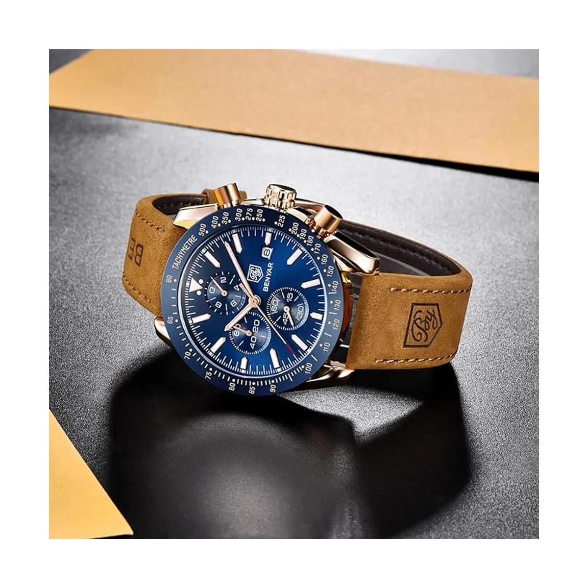 BENYAR 5140L Reloj de pulsera de estilo clásico moderno_4